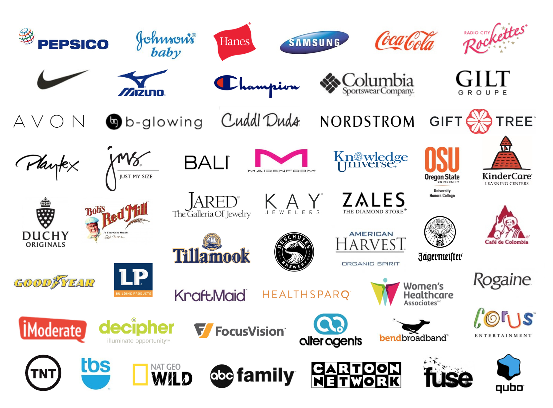 Brands We’ve Worked With | Big Squirrel